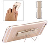 2 in 1 Adjustable Universal Mini Adhesive Holder Stand + Slim Finger Grip, Size: 7.3 x 2.2 x 0.3 cm, For iPhone, Galaxy, Huawei, Xiaomi, LG, HTC and Tablets(Gold)