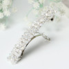 Fashion Girls Headwear Crystal Rhinestone Elastic Hair Clip Hair Accessories(White)