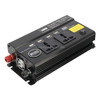 500W DC 12V to AC 220V Car Multi-functional 4588 Smart Power Inverter(Black)