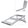 Aluminum Alloy Cooling Holder Desktop Portable Simple Laptop Bracket, Two-stage Support, Size: 21x26cm (Silver)