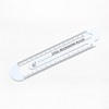 3 PCS Metal Steel Ruler Bookmark Drawing Supplies(15CM White)