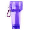Sports Portable Dart Box Plastic Transparent Container Storage Darts Case with Key Buckle(Purple)
