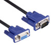 1.5m Good Quality VGA 15 Pin Male to VGA 15 Pin Female Cable for LCD Monitor, Projector, etc