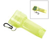 Sports Portable Dart Box Plastic Transparent Container Storage Darts Case with Key Buckle(Yellow)