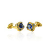 Trendy Gold Shiny High-end Shirt Cufflinks(gold)