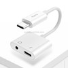 TOTUDESIGN Glory Series EAUA-014 USB-C / Type-C to USB-C / Type-C + 3.5mm Jack Charge Audio Adapter Cable, Support PD Fast Charging & Fully Compatible