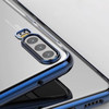 Three Sections Electroplating Side TPU Protective Back Case for Huawei P30 PRO(Blue)