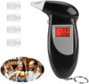 LCD Digital Alcohol Tester Breathalyzer(Black)