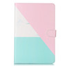 Colored Drawing Pattern Horizontal Flip PU Leather Case with Holder & Card Slots & Wallet For Galaxy Tab S4 10.5 / T830(Pink 3-Color  Marble)