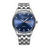 OLEVS 5570 Men Fashion Business Style Waterproof Quartz Watch(Blue)