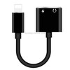 ENKAY Hat-prince HC-15 8 Pin + 3.5mm Jack to 8 Pin Charge Audio Adapter Cable(Black)