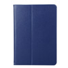 Litchi Texture Horizontal Flip Solid Color Leather Case with Two-Folding Holder for Galaxy Tab A 9.7 / T550(Dark Blue)