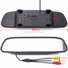 PZ604 170 Degree Car 4.3 inch Rearview Mirror Monitor with Round Camera