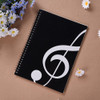 8109897 50 Pages Music Sheet Spiral Notebook Stave Notebook Staff Manuscript Paper Exercise Book