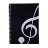 8109897 50 Pages Music Sheet Spiral Notebook Stave Notebook Staff Manuscript Paper Exercise Book