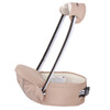 Ergonomic Baby Carrier with Hip Seat for Baby with Reflective Strip for 0-3 Years Old(Khaki)