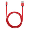 1m Flat Cord USB A to Type-C Fast Charging Data Sync Charge Cable, For Galaxy, Huawei, Xiaomi, LG, HTC and Other Smart Phones (Red)