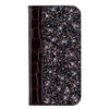 Crocodile Texture Glitter Powder Horizontal Flip Leather Case for Motorola One (P30 Play), with Card Slots & Holder (Black)