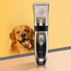 P2 110-240V Ceramics Titanium Professional Pet Electric Scissors Pets Hair Clippers with Four Combs