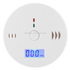 Gas Carbon Monoxide Detector Sensor Unit LCD CO Safety Alarm Tester(White)