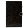For Galaxy Tab A 10.5 T590 Varnish Glitter Powder Horizontal Flip Leather Case with Holder & Card Slot(Black)