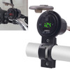 CS-587 12V 2.4A Motorcycle Waterproof Digital Display Voltage Mobile Phone USB Charger Holder(Green)