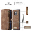 CaseMe-008 Detachable Multifunctional Horizontal Flip Leather Case for Huawei Mate 20 Pro, with Card Slot & Holder & Zipper Wallet & Photo Frame (Coffee)