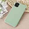 For iPhone 11 Pro Solid Color Liquid Silicone Shockproof Case (Mint Green)