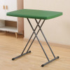 Simple Plastic Folding Table for Lifting Portable Desk, Size:76x50cm, Height:Adjustable within 66cm(Dark Green)