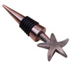 Metal Special Shape Wine Stopper(Starfish Red Bronze)