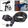 Copper Cable Security Bicycle Lock Set