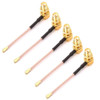 5 PCS RG178 Ufl / IPX / IPEX to SMA Female Adapter Braid Cable, Length: 5cm