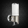 Dual Hotel Shower Manual Dispenser Wall Mounted Washing Liquid Shampoo Soap Bottle, Capacity: 1000ml(White)
