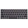 Keyboard Protector Silica Gel Film for MacBook Retina 12 / Pro 13 (A1534 / A1708)(Black)