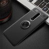 Metal Ring Holder 360 Degree Rotating TPU Case for OnePlus 7 Pro(Black+Black)