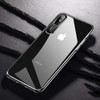TOTUDESIGN Clear Crystal Series Transparent PC Case for  iPhone XS Max(Black)