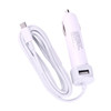 36W 5V 9V 12V 15V 3A DC USB-C / Type-C Car Adapter with 1 USB Port for Apple Macbook A1534, Length: 2m(White)