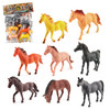 1281 8 in 1 Cute Horses Decoration Toys Set