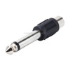 6.35mm to 3.5mm Male to Female Plug Stereo Audio Adapter