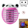 Cute Household Mosquito Killer Lamp LED Light Anti Mosquito Bug Zapper Insect Muggen Killer Night Light Colorful EU Plug(Red)