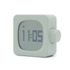 Student Creative Multifunctional Mute Bedside Bedroom Square Alarm Clock(Pea Green)