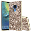 Glittery Powder Shockproof TPU Case for Huawei Mate 20(Gold)