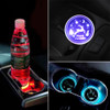 Car AcrylicColorful USB Charger Water Cup Groove LED Atmosphere Light(Christmas)