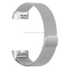 Stainless Steel Magnet Wrist Strap for FITBIT Charge 3, Size:Small, 187x18mm(Silver)