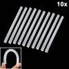 10 PCS Practical Transparent White Hot Melt Glue Stick, Size: 270 x 7mm