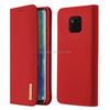 DUX DUCIS WISH Series TPU + PU + Leather Case for Huawei Mate 20 Pro, with Card Slots & Wallet (Red)