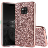 Glittery Powder Shockproof TPU Case for Huawei Mate 20 Pro(Rose Gold)