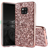 Glittery Powder Shockproof TPU Case for Huawei Mate 20 Pro(Rose Gold)