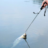 95cm Professional Extendable Fishing Spear Hook Tackle Fishing Landing Gaff with String