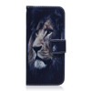Lion Pattern Coloured Drawing Horizontal Flip Leather Case for Huawei P30, with Holder & Card Slots & Wallet